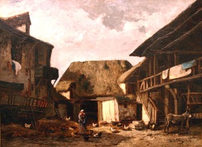 huile sur toile, daté 1875